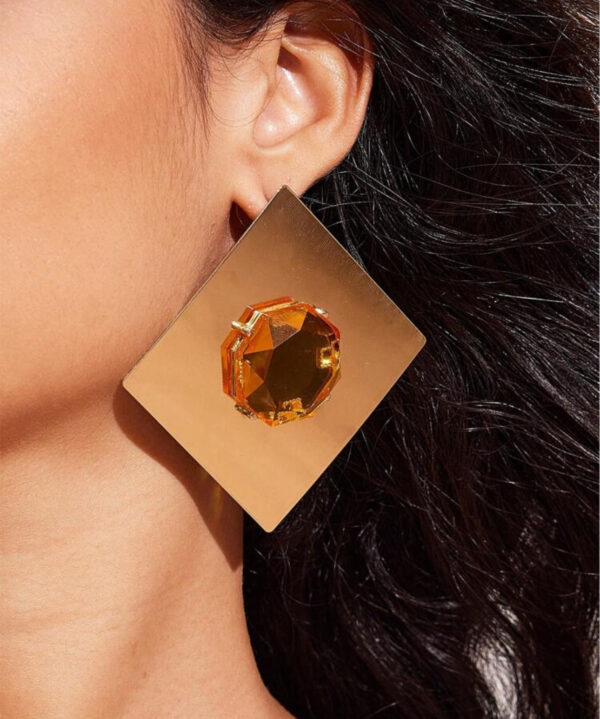 TammyZ Oversized Rose Gold Earrings