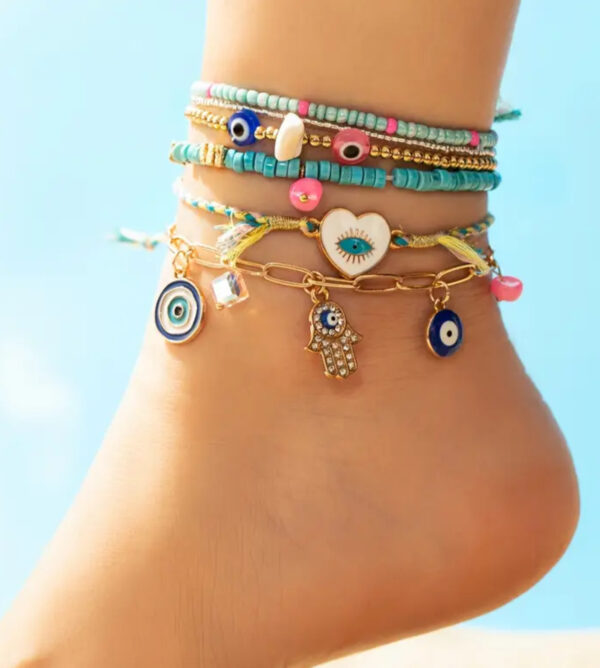 TammyZ Bohemian Eye Bracelet Set