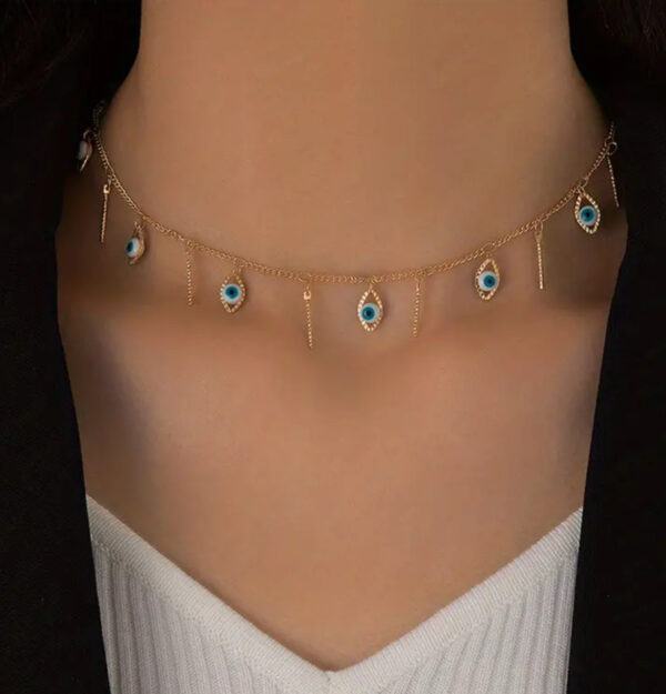 TammyZ Dazzling Eye Necklace