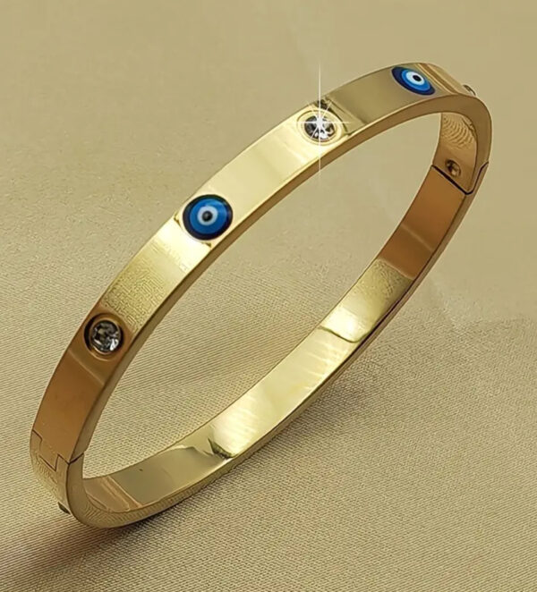 TammyZ Lucky Eye Stainless Steel Bracelet
