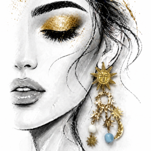 Sunspell Earrings - Blue