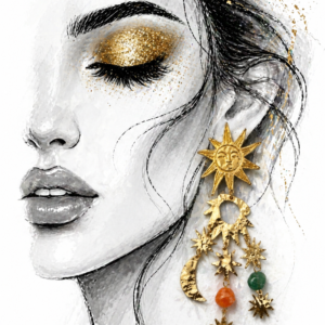Sunspell Earrings - Orange