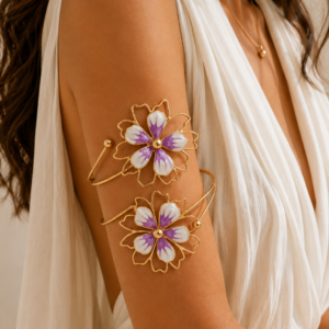 Flower Arm and Ankle Cuff