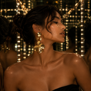 The Infinite Flower Earrings - Gold