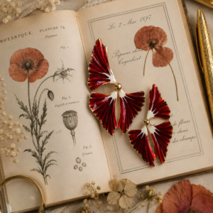 The Scarlet Pressing Earrings