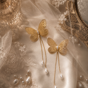 Papillon Pearl Earrings