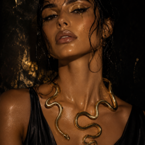 Snake Charmer Choker Necklace