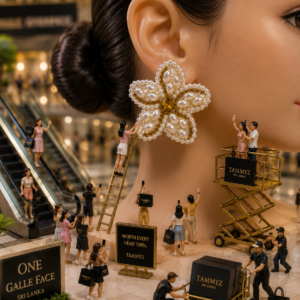 Pearl Energy Flower Earrings