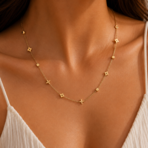Rose Golden Clover Trail (Stainless Steel)