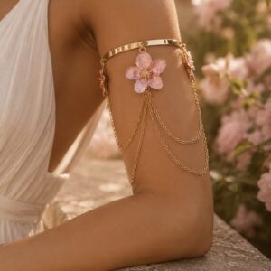 Blush Blossom Cascade Cuff