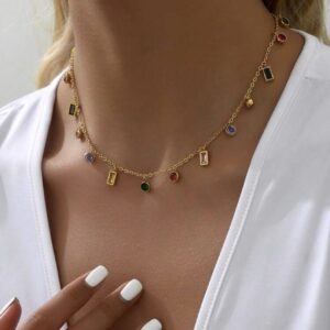 Carnival Crystal Necklace (Stainless steel)