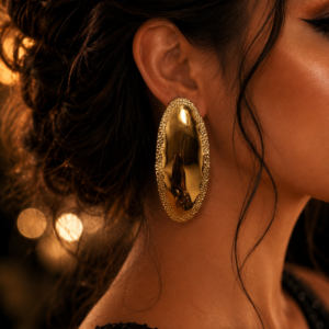 Golden Reflection Earrings