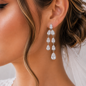 CRYSTAL BRIDAL EARRINGS