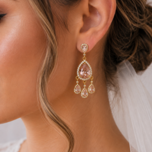 CRYSTAL BRIDAL EARRINGS