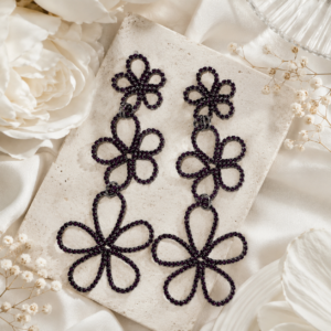 Blood Moonlit Bloom Earrings