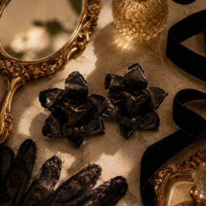 Hammered Flower Earrings