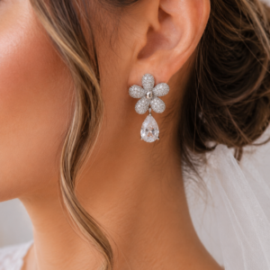CRYSTAL BRIDAL EARRINGS