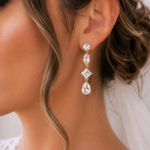 CRYSTAL BRIDAL EARRINGS