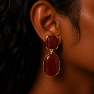 Marble muse earrings