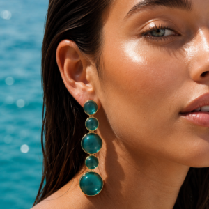 Sea Glass Cascade Earrings