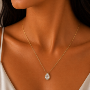 Dewdrop Necklace - stainless steel