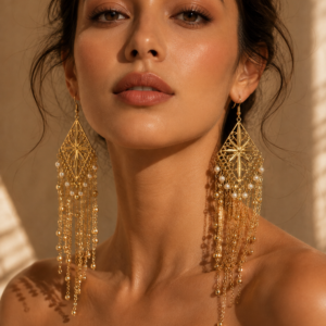 Golden Rain Earrings