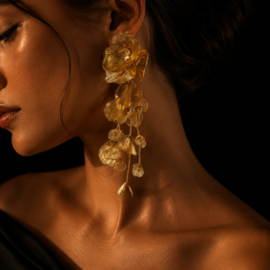 Golden Wisteria Earrings