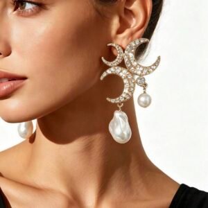 Golden Eclipse Earrings