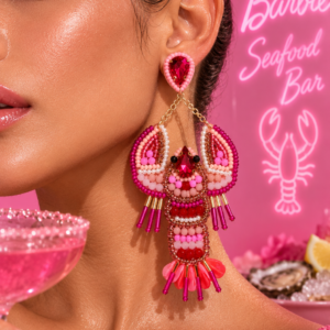 Disco Lobster Earrings