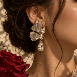 CELESTIAL WHITE BUTTERFLY EARRINGS