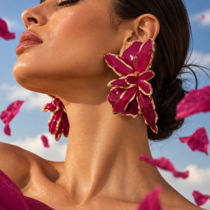 Fuchsia Fever Earring