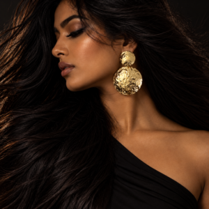 GOLDEN MEDALLION EARRINGS