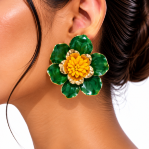 EMERALD TROPICANA EARRINGS