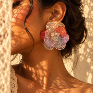 RAINBOW PETAL EARRINGS