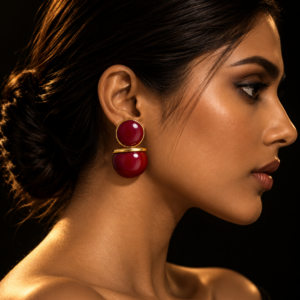 RUBY DUET EARRINGS